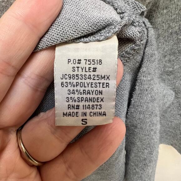 Chance Or Fate Blue Camo Lightweight Oversized Tunic Sweater Size S - Picture 2 of 6